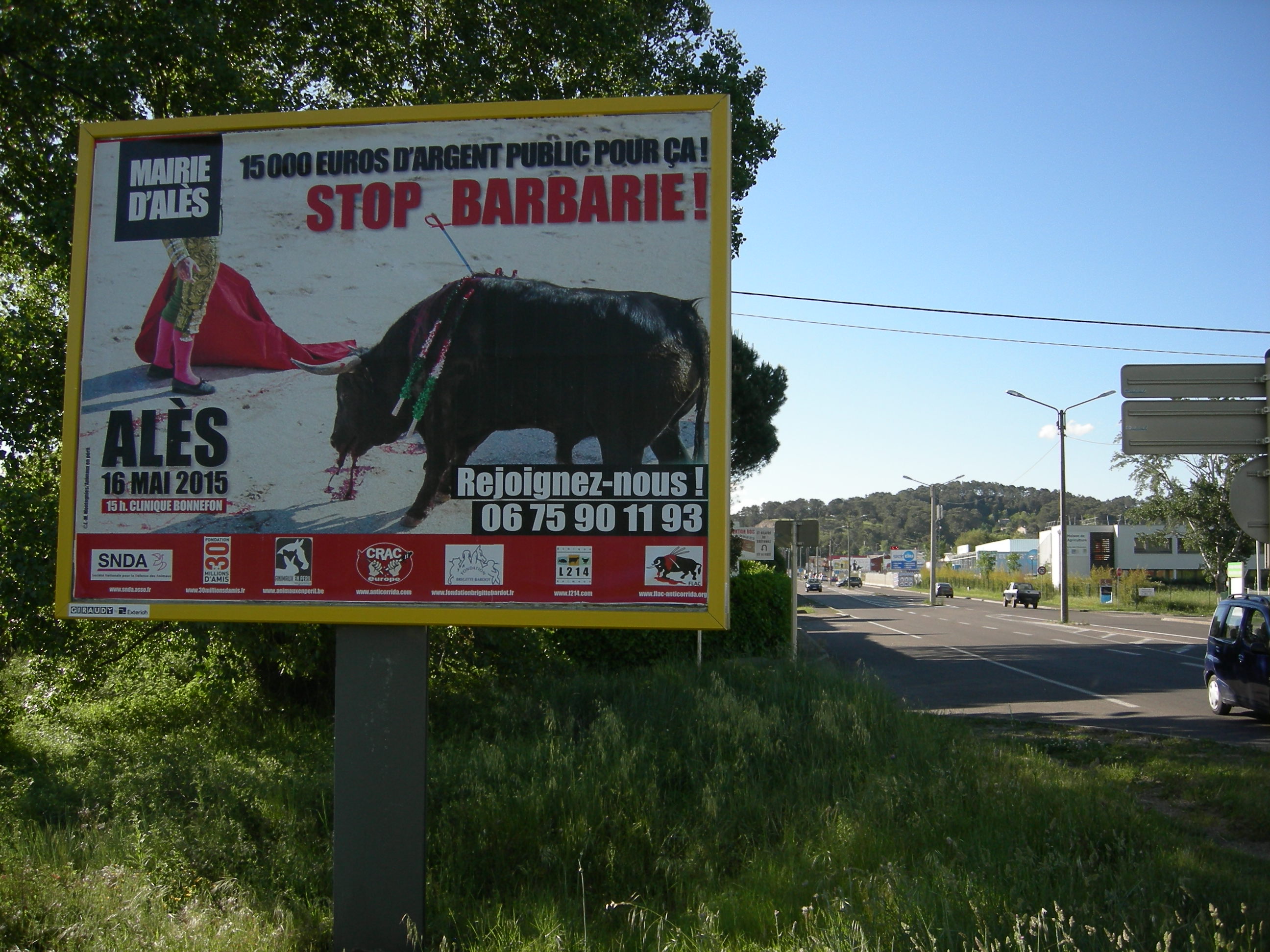 Alès (Gard) : campagne d’affichage du CRAC Europe